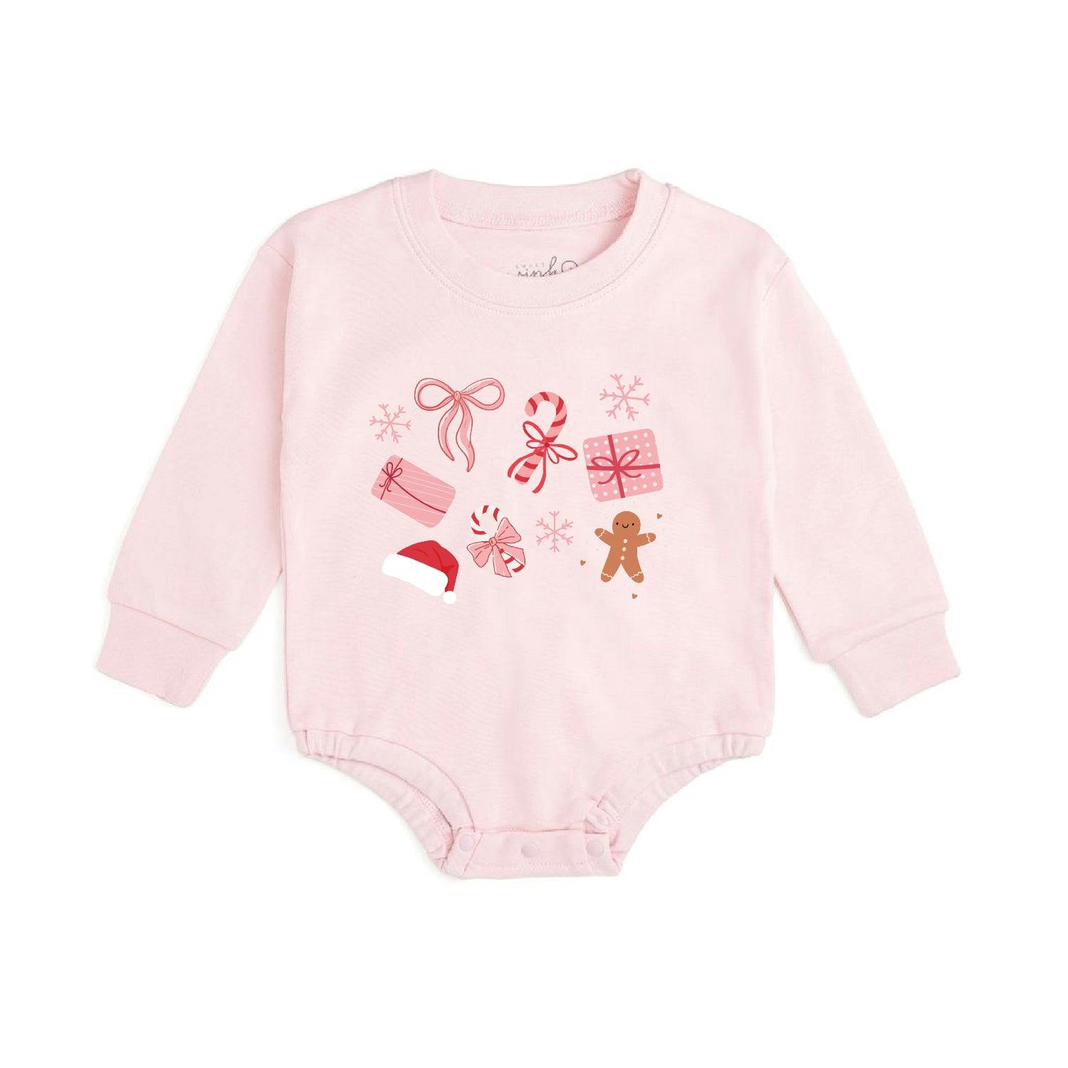 Christmas Fun Long Sleeve Romper
