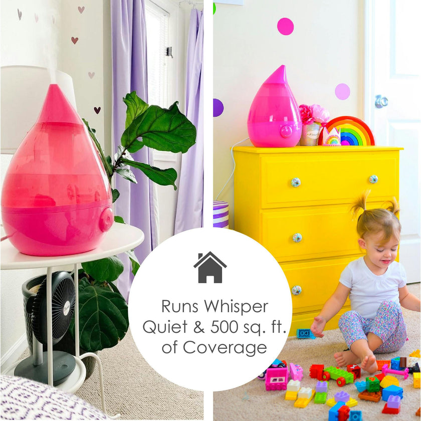 Ultrasonic Cool Mist Drop Shape Humidifier