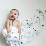 Moon and Stars Bamboo Swaddle