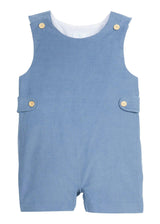 Button Tab John John - Stormy Blue Corduroy