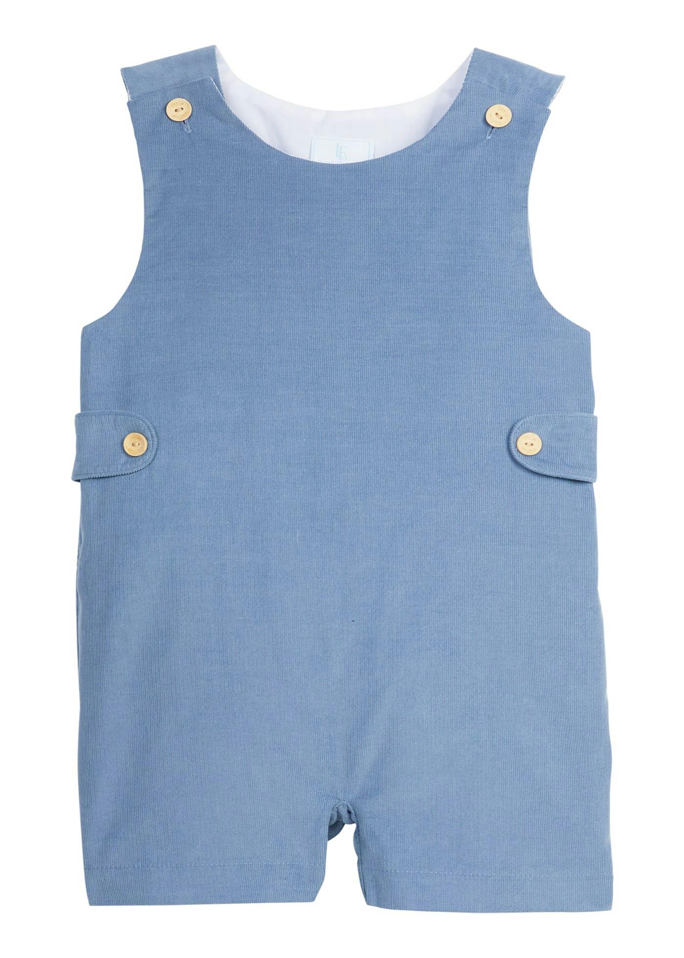 Button Tab John John - Stormy Blue Corduroy