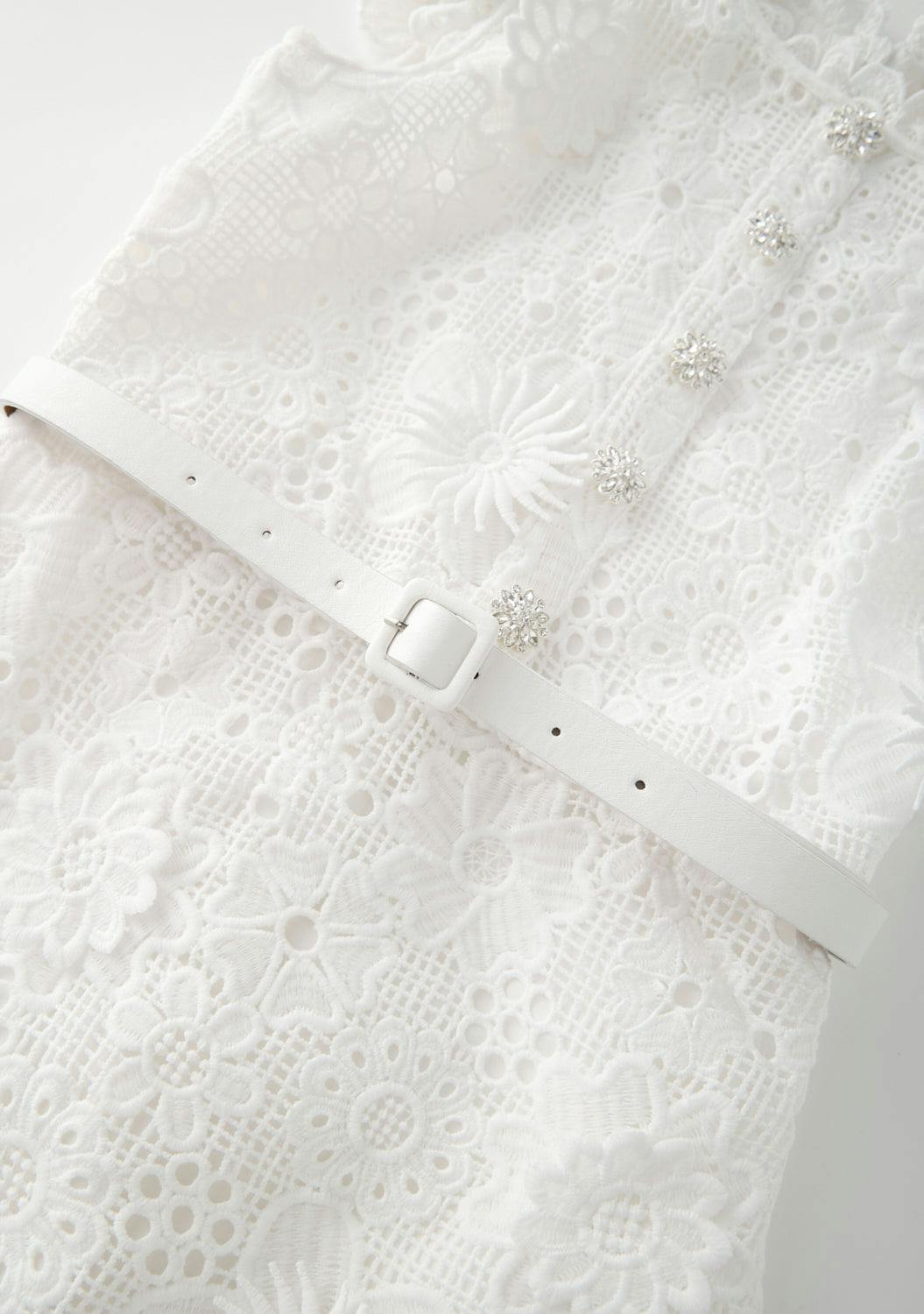 Lucinda Embroidered Mini Dress