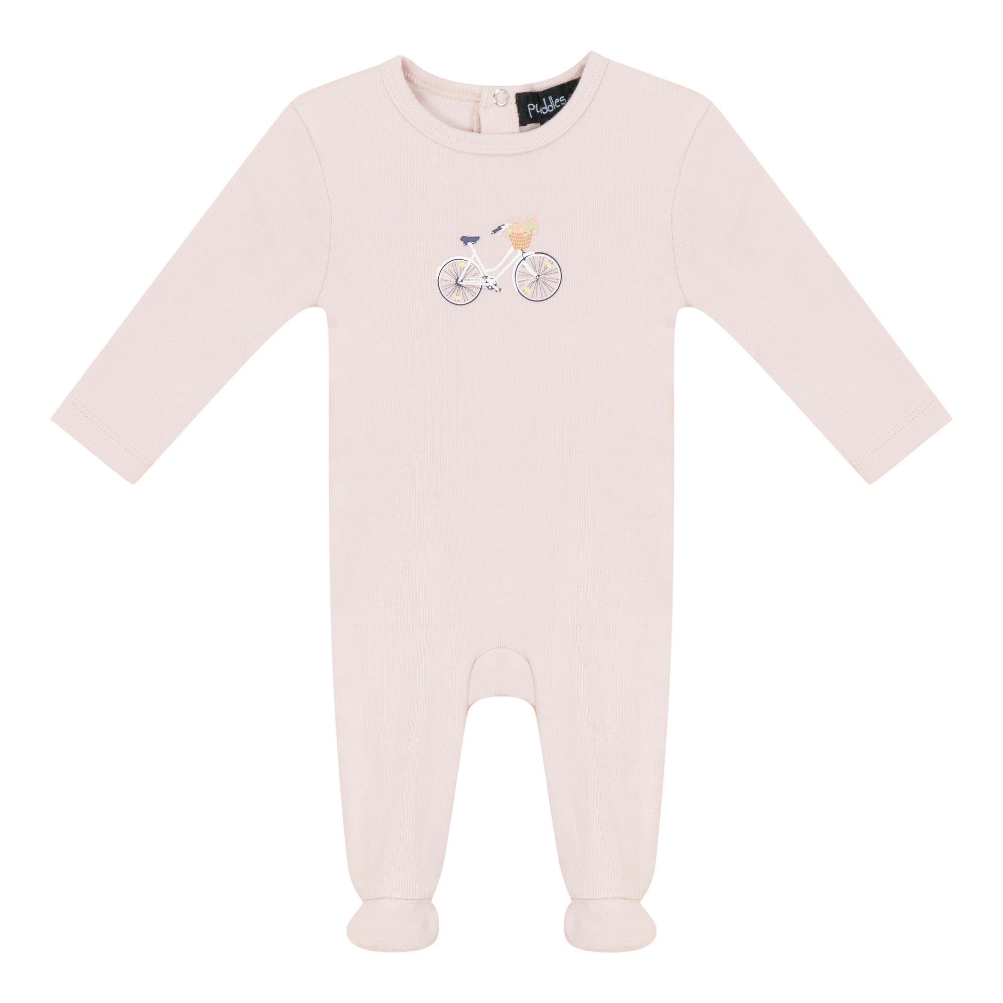 Scooter Bicycle Print Onesie