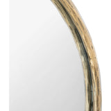 Jebediah Oval Metal Mirror