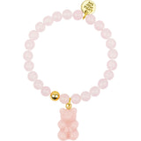 Gemstone Bracelet With Gummy Charm