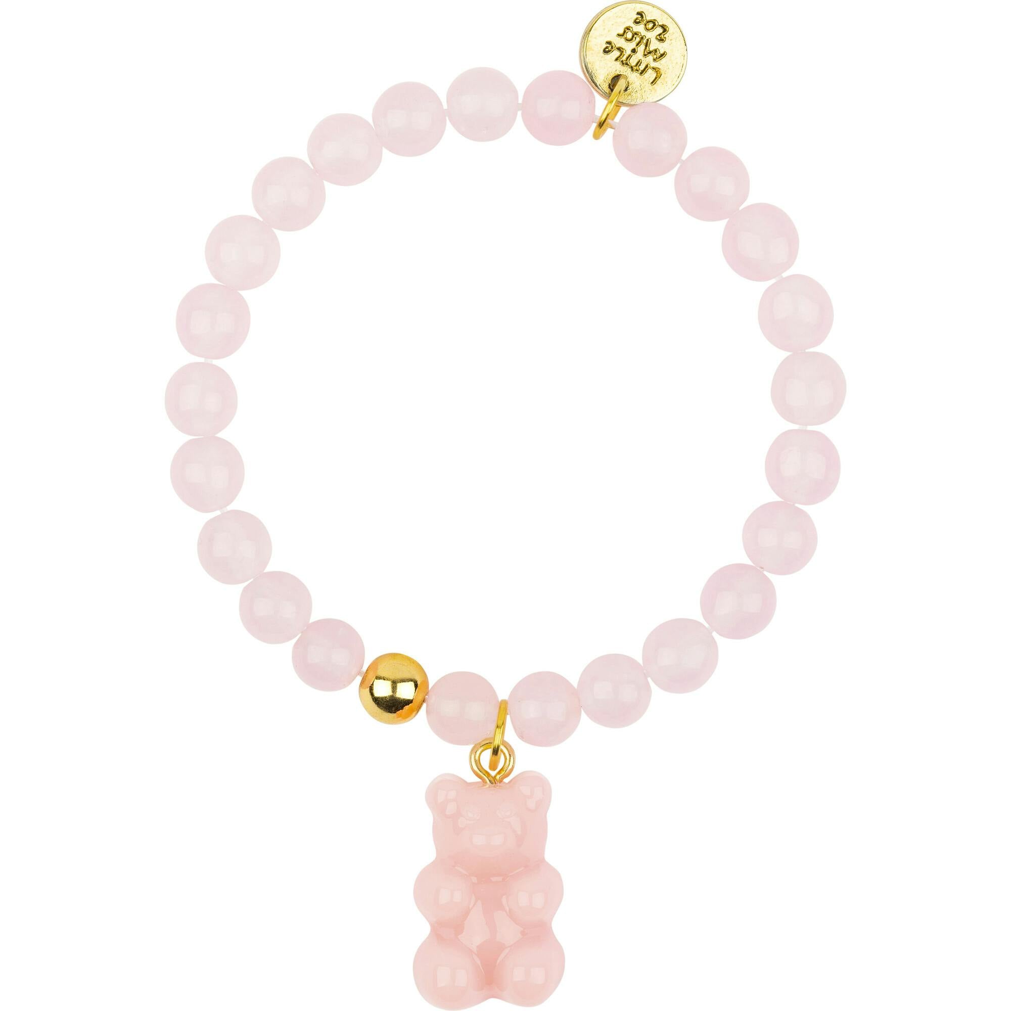 Gemstone Bracelet With Gummy Charm