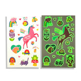 Tattoo-Palooza Glow in the Dark Temporary Tattoos - Magic Moonbeams - 3 Sheets