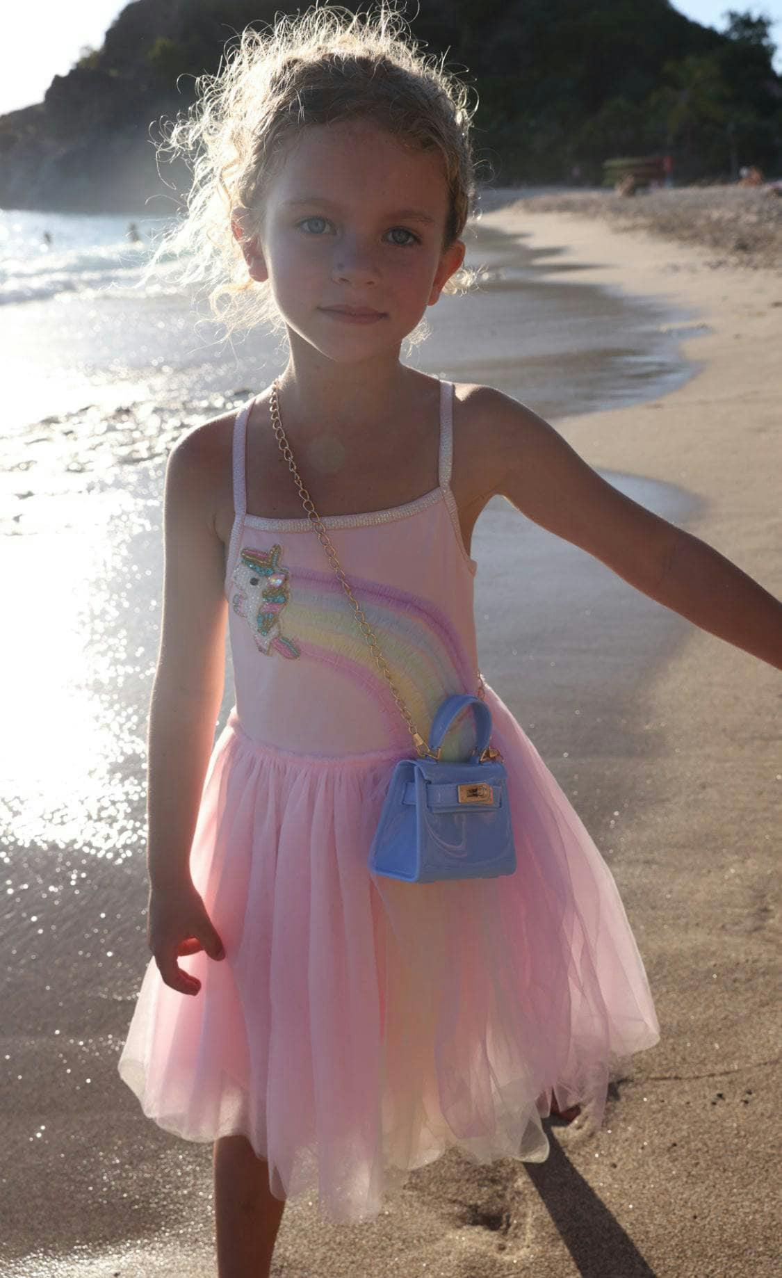 Unicorn Rainbow Tulle Dress