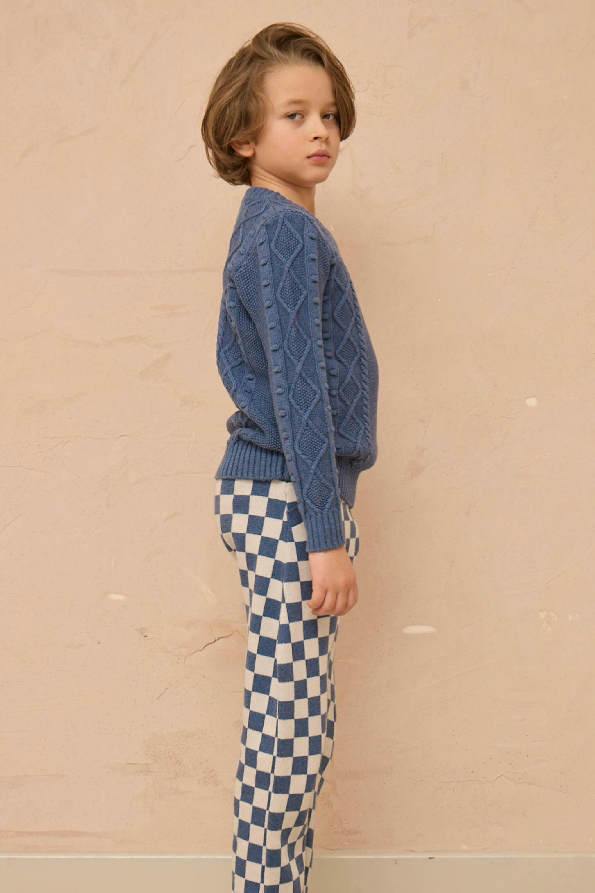 Cable Popcorn Jumper | Bluestone