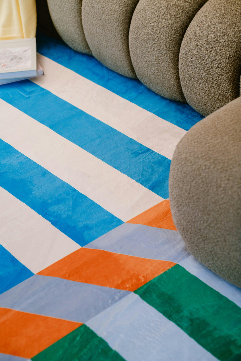 Illusion Stripe Modern Rug
