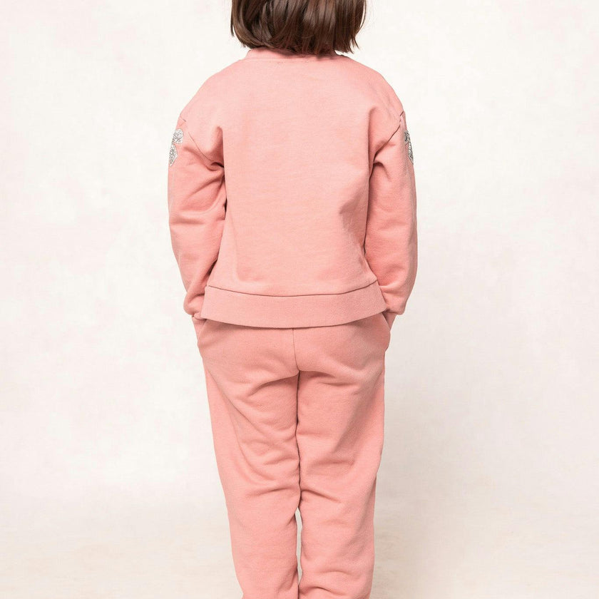 Mini Micah Jogger Sweatpants in Pink