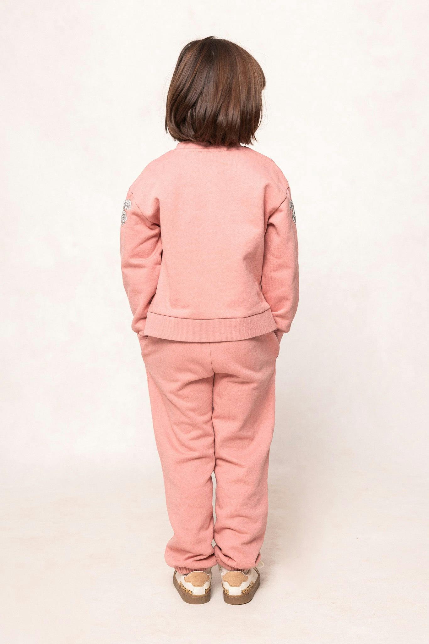 Mini Micah Jogger Sweatpants in Pink