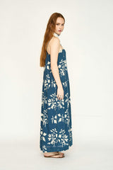 Zuma Dress in Navy Fig
