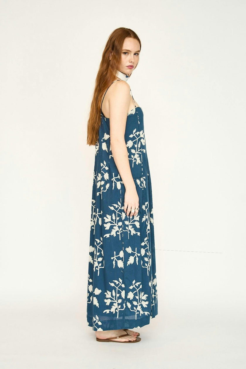 Zuma Dress in Navy Fig