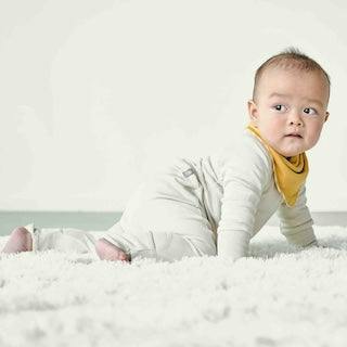 GROW WITH YOU FOOTIE | BIRCH — Bamboo Organic Cotton Blend, 0–6M