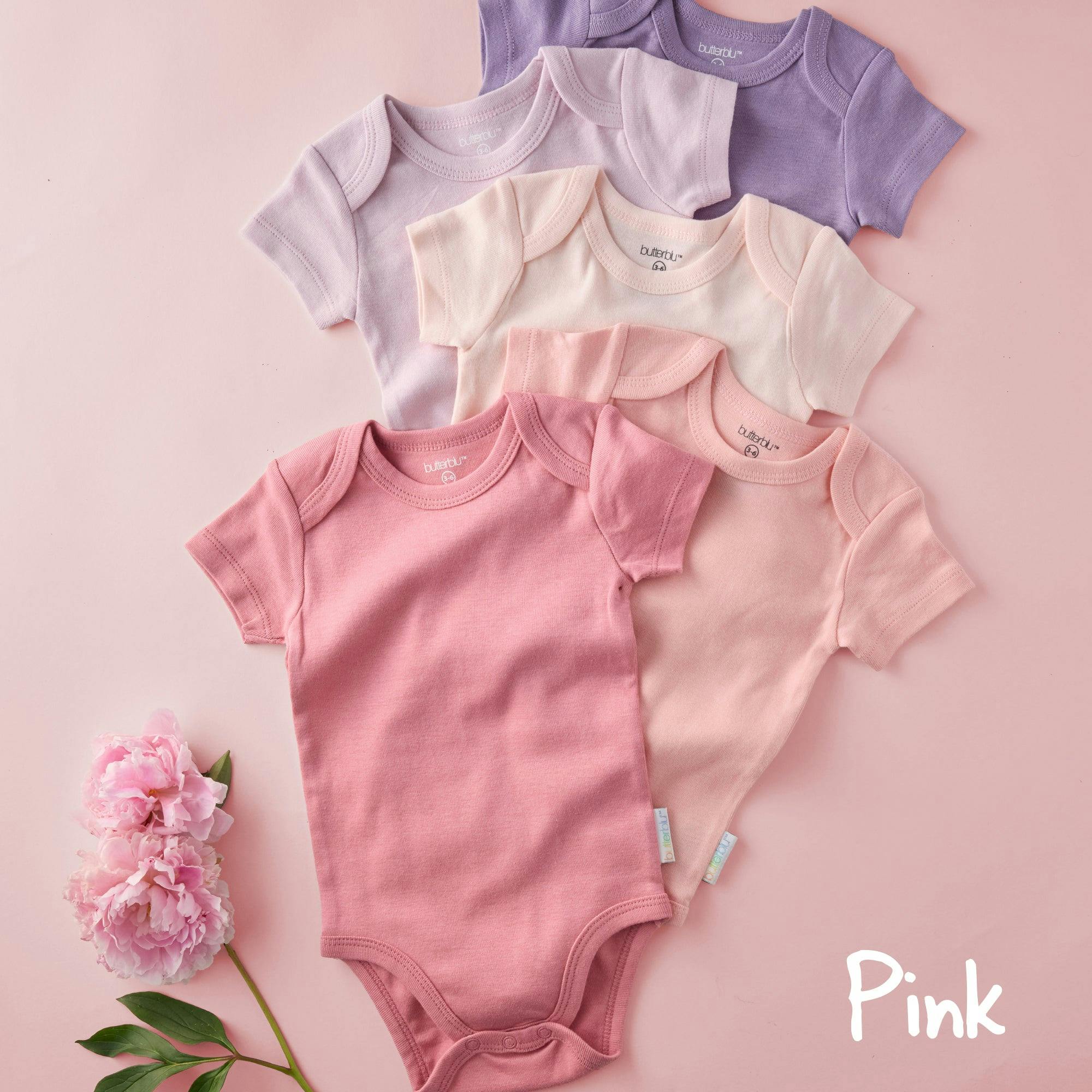 AVERY 5-Pack Short Sleeve Bodysuits