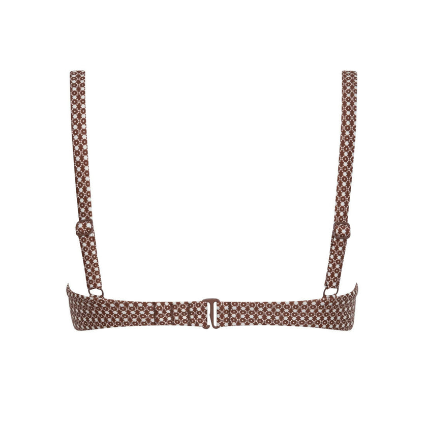 women's cafe flora triangle bikini top