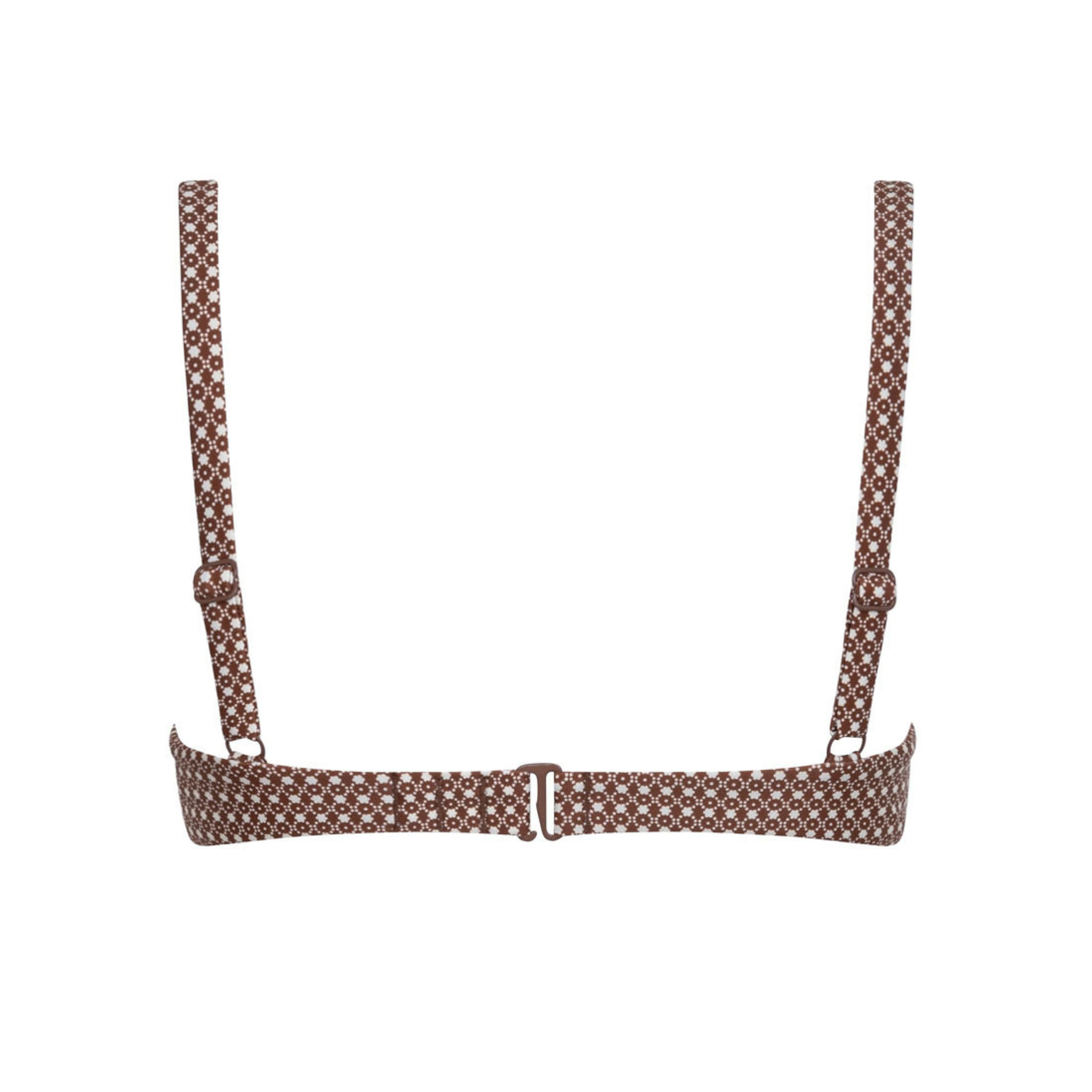 women's cafe flora triangle bikini top