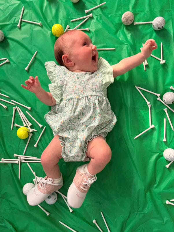 Golf Baby Ruffle Bubble