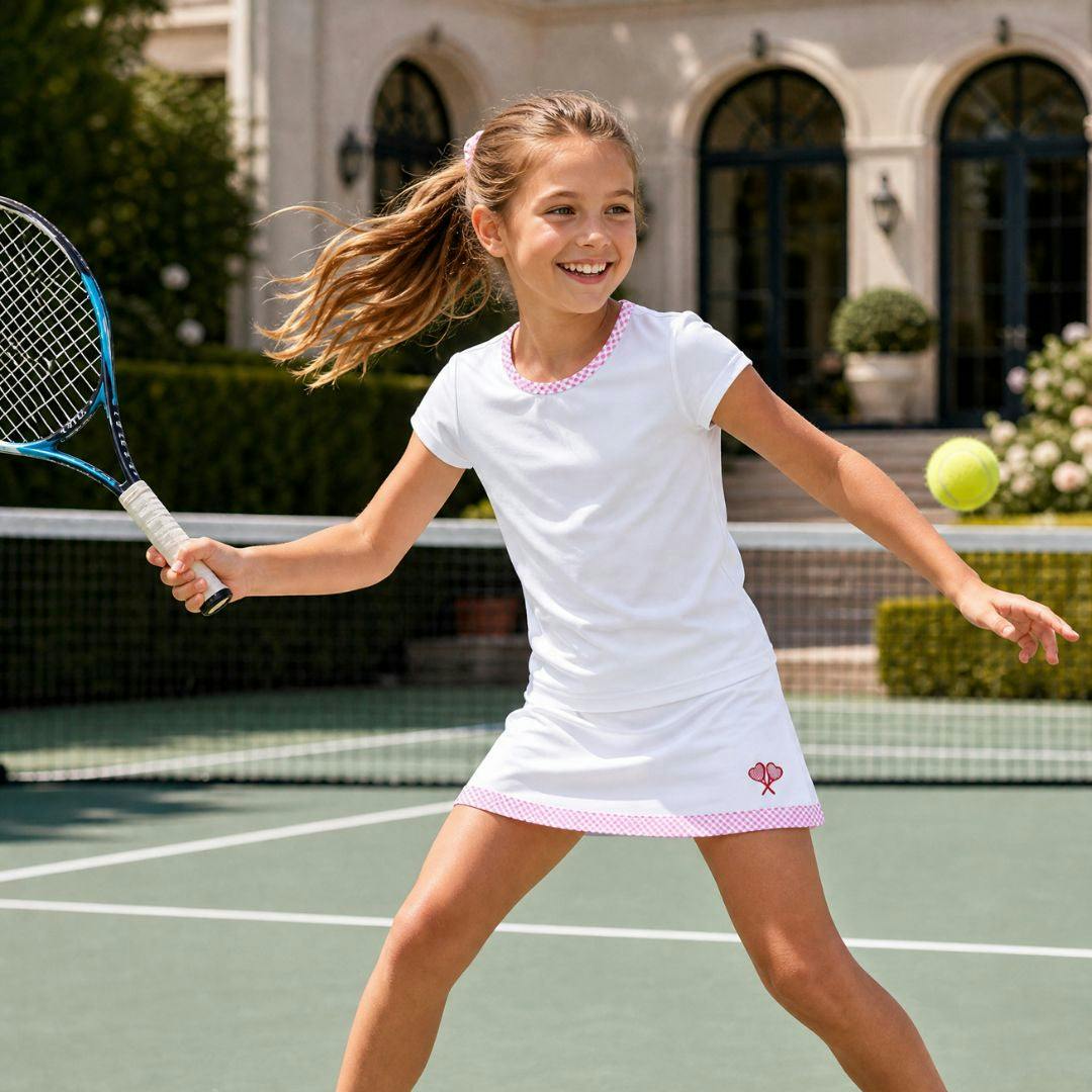 Love All Littles Scarlett Tennis Top