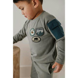 Boy's Raglan Sweatshirt Patches