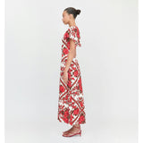 The Davina Dress - Red Diamond Rose