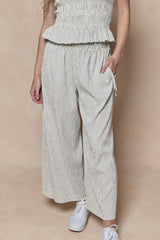 Harley Pants in Blue & White Pinstripe