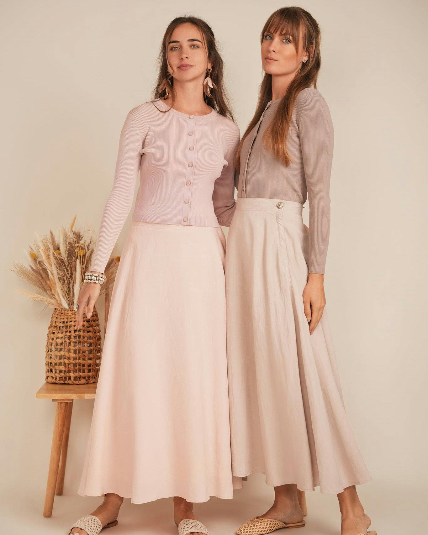 Paneled Skirt