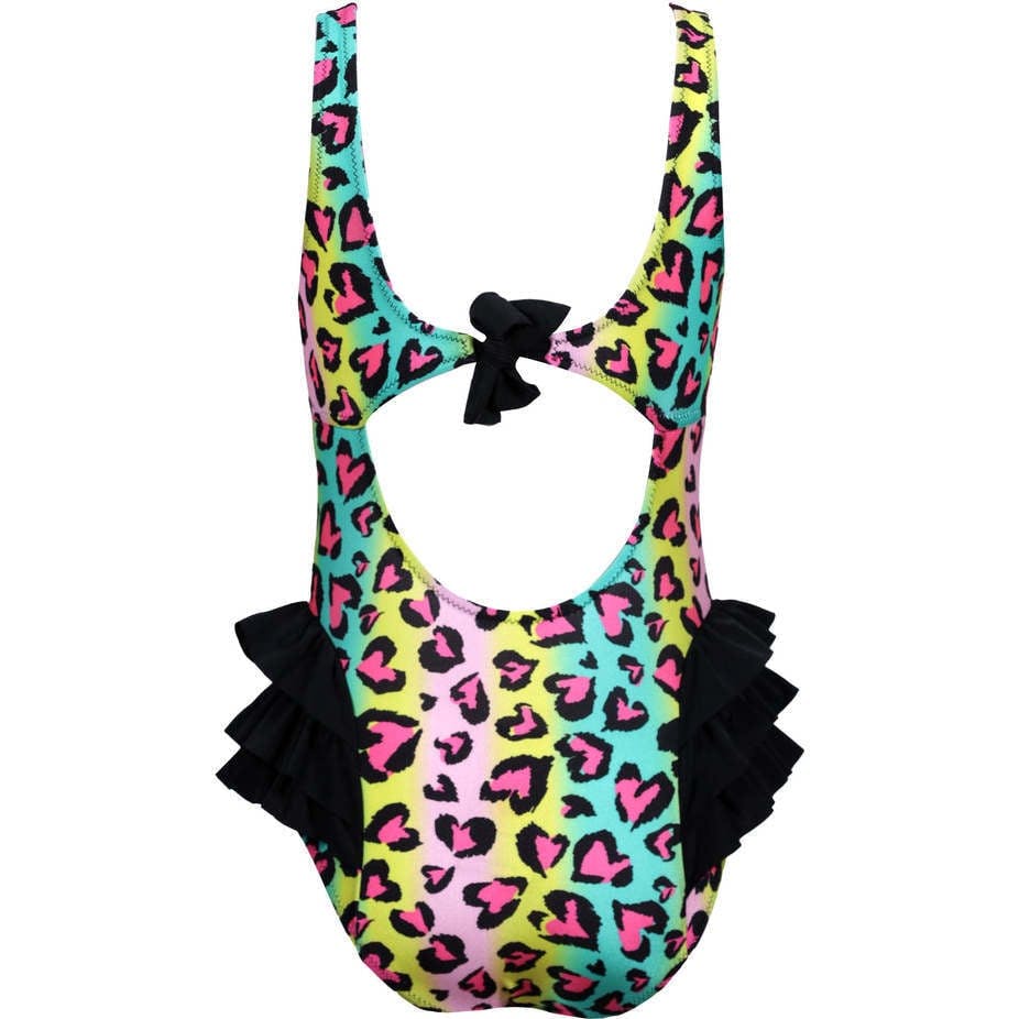 Donna Animal Print Sleeveless One-Piece Swimsuit