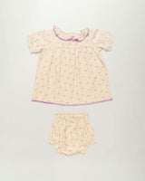 Baby Bella Dress with Bloomer - Butterfly print