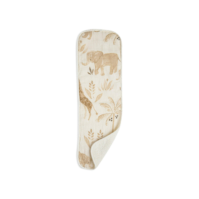 Kendi Safari Animal Cotton Burp Cloth (Set of 3)