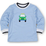 Stripe Knit Shirt With Safari Jeep