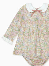 Pink Floral Laura Baby Girl Set