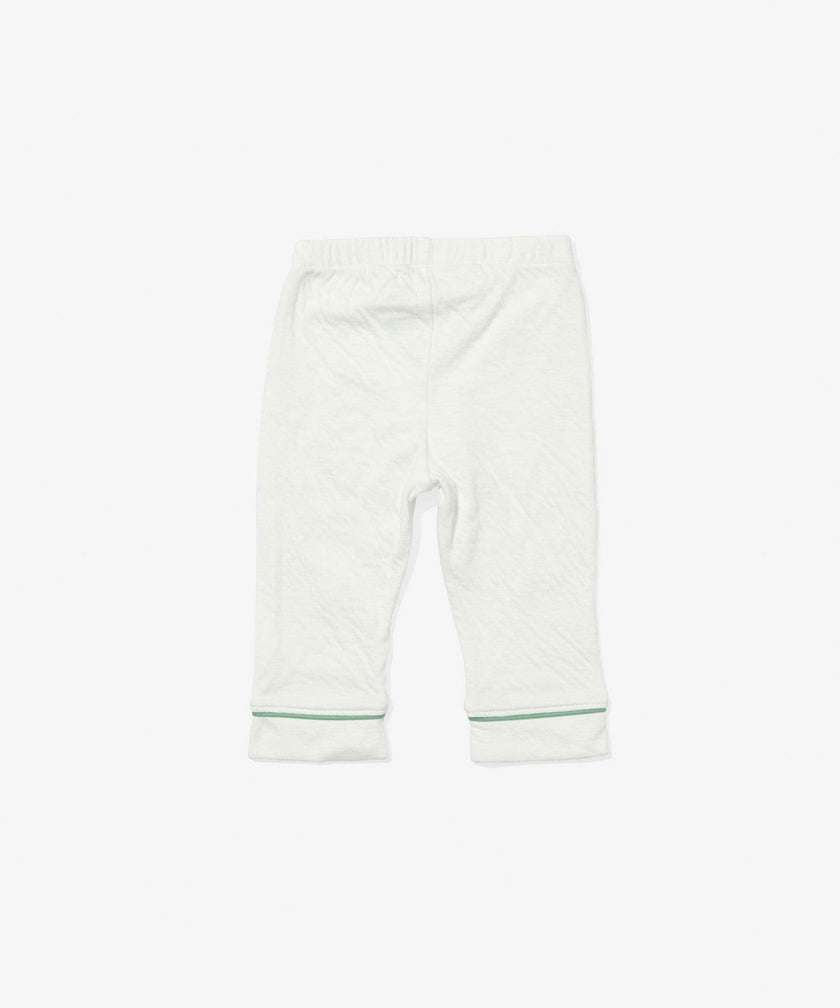 Andy Baby Legging, Seafoam Piping