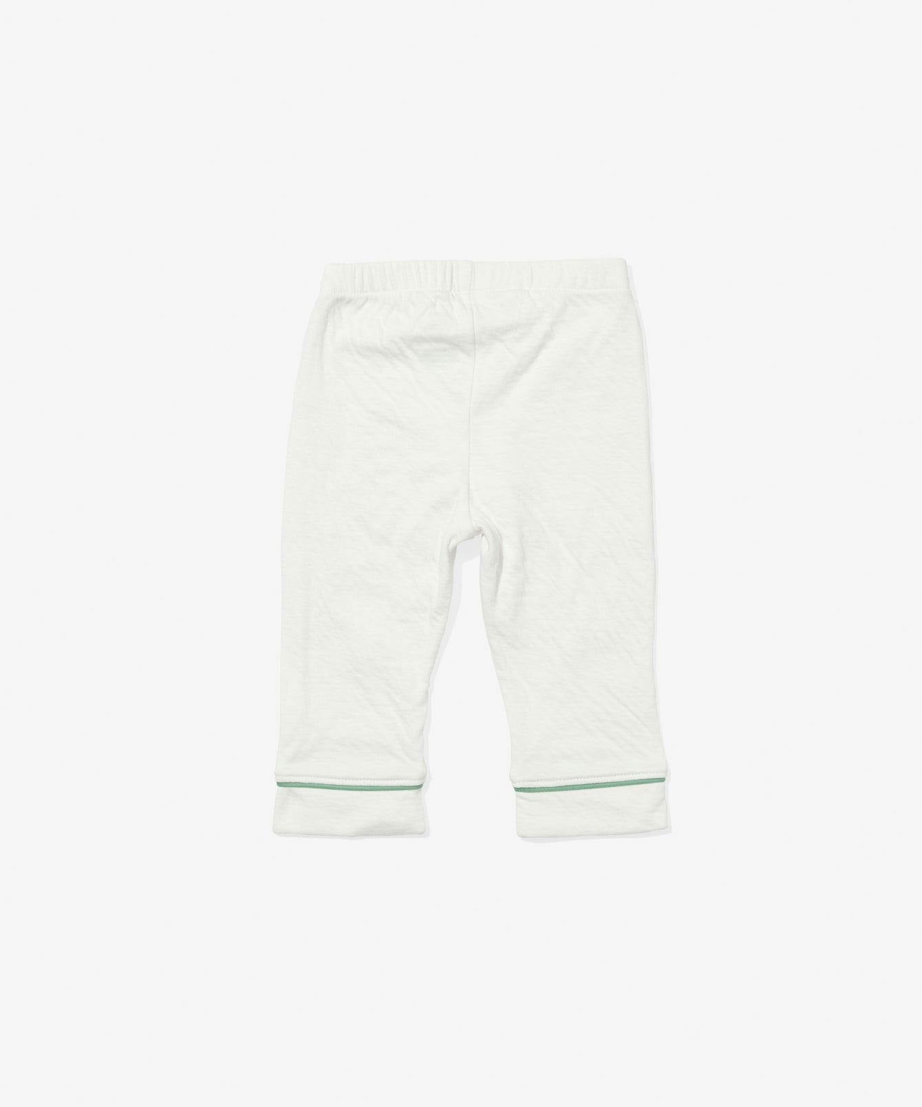 Andy Baby Legging, Seafoam Piping