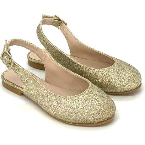 Isidore Slingback Ballerina, Gold