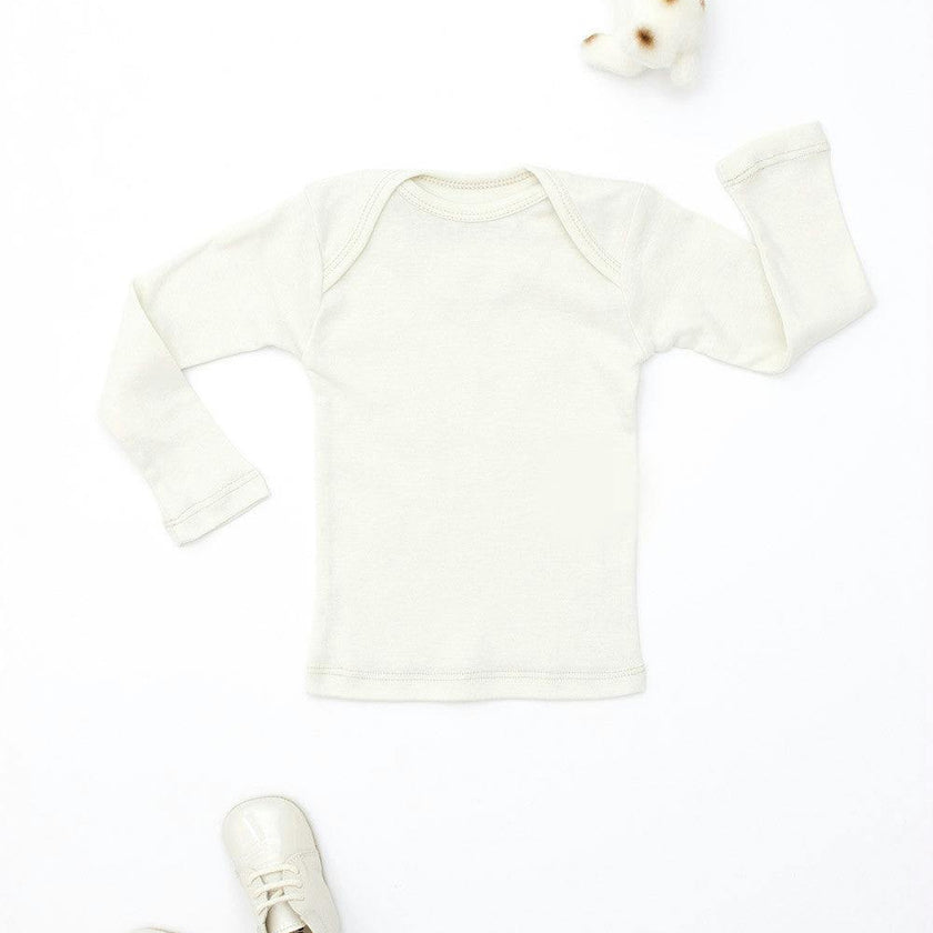 Lap Shoulder Tee Long Sleeve Charcoal