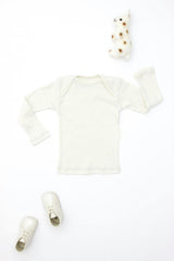 Lap Shoulder Tee Long Sleeve Charcoal