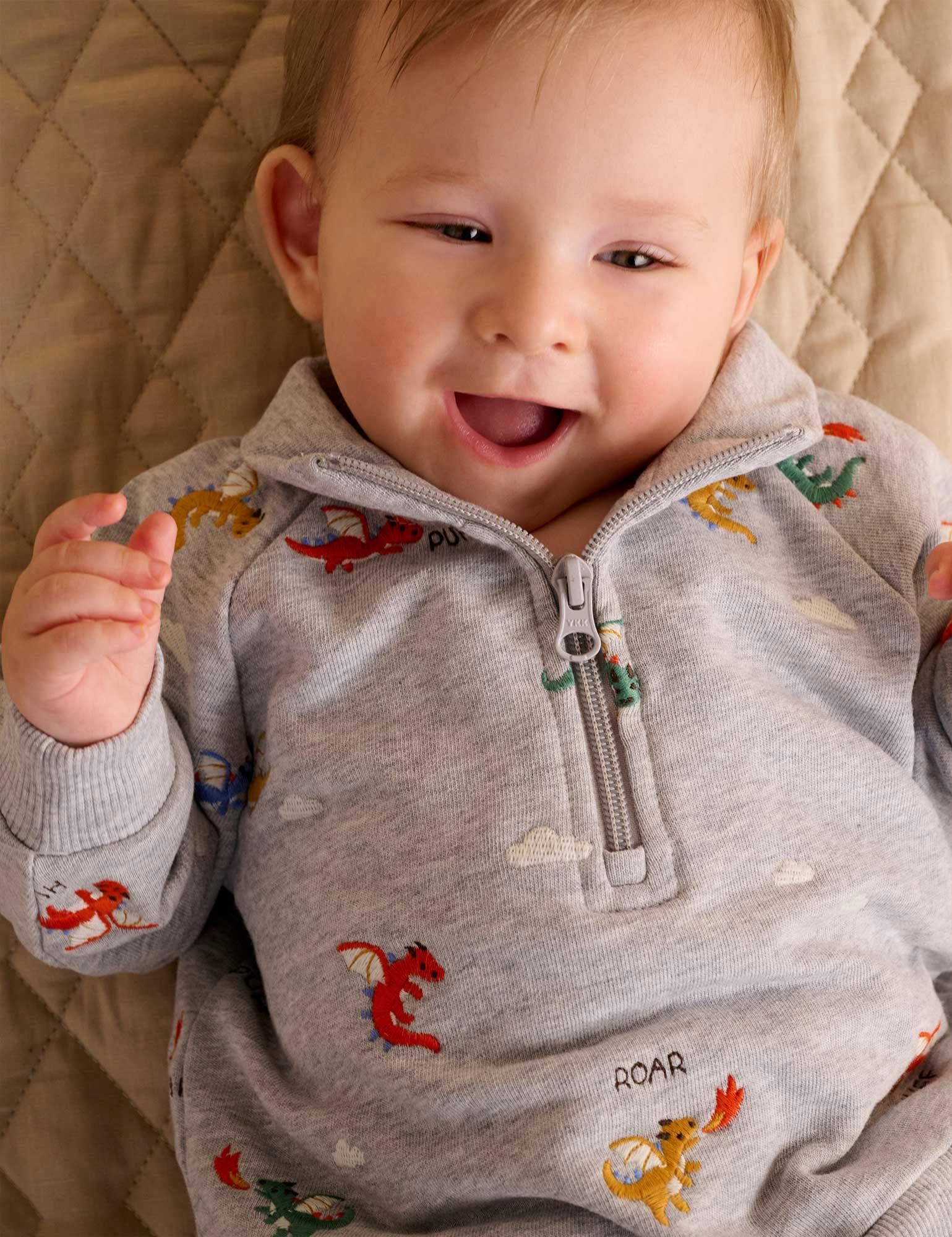 Embroidered Windcheater Flying Dragon Broderie