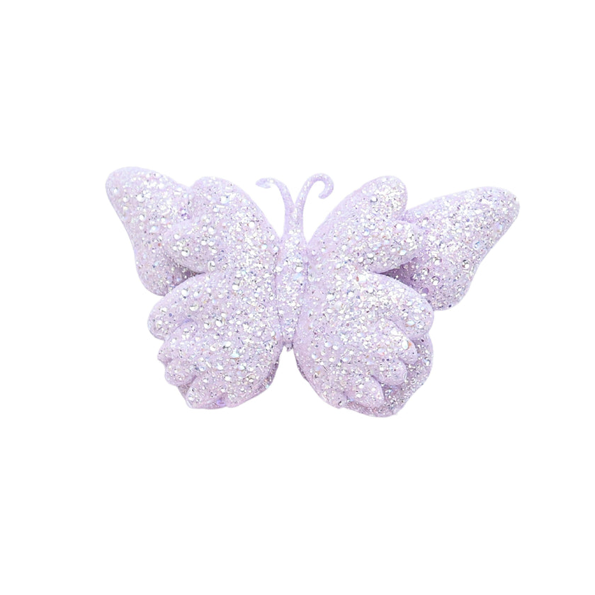 Glitter Butterfly Clip Set