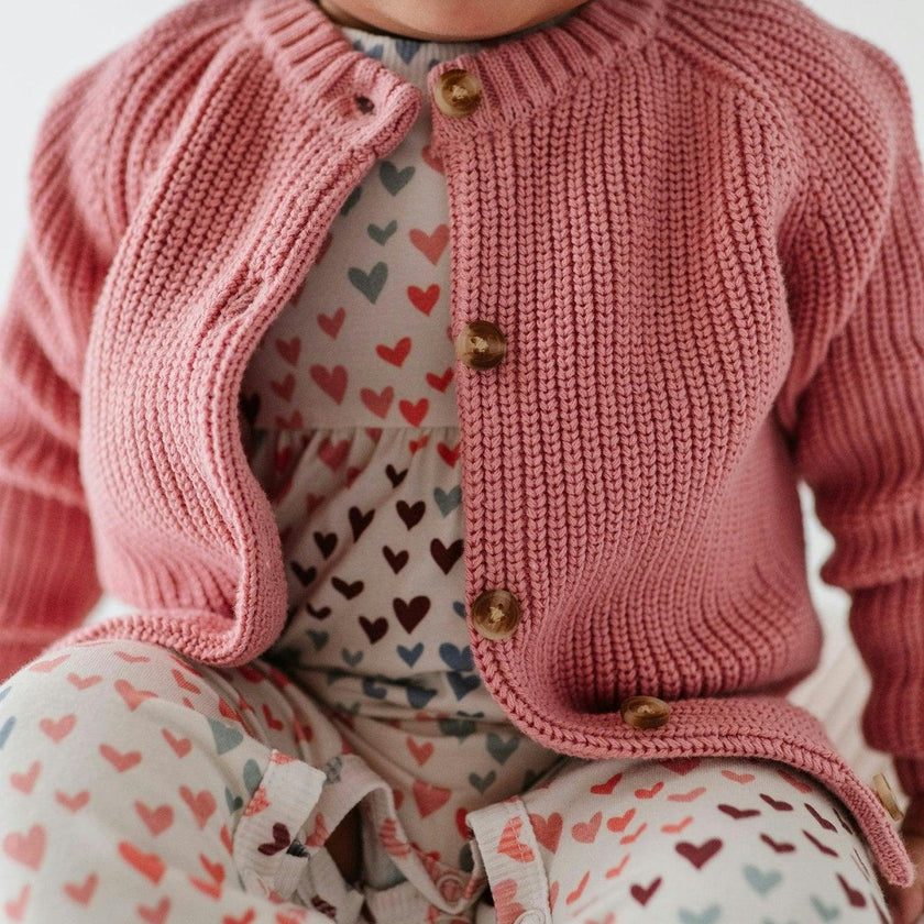 Girl's Knit Cardigan