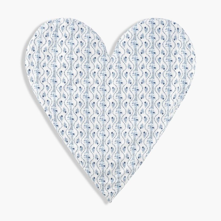 The Tummy Time Mat - Blue Vine Stripe