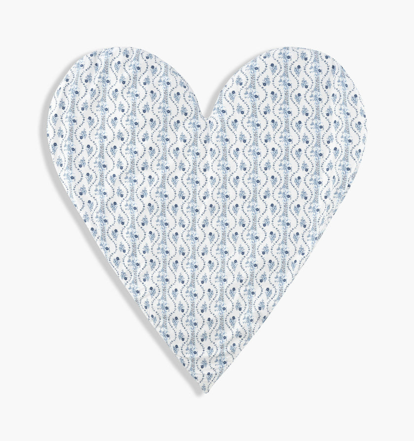 The Tummy Time Mat - Blue Vine Stripe