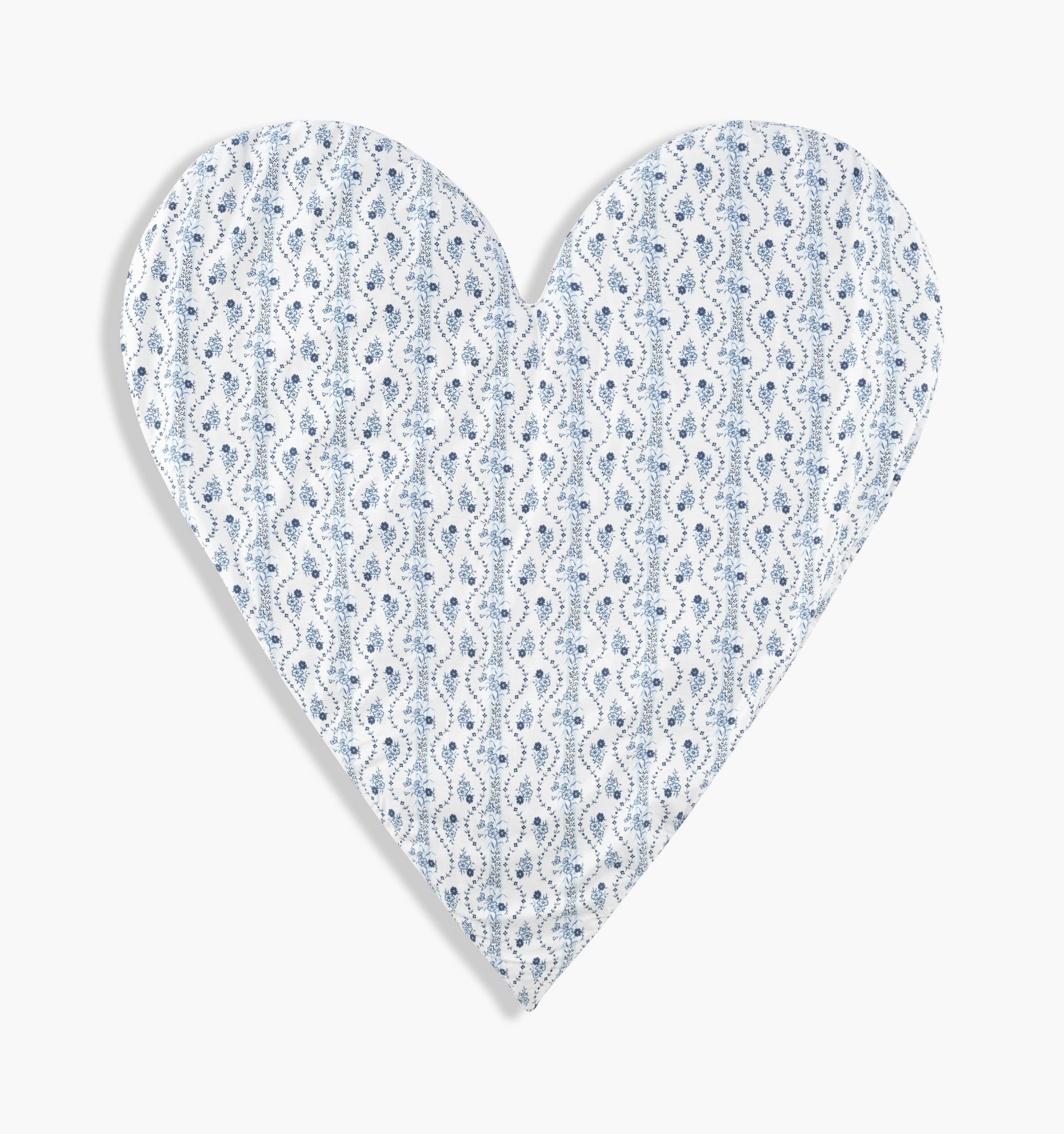 The Tummy Time Mat - Blue Vine Stripe