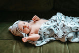 Picnic Organic Hooded Swaddle Blanket