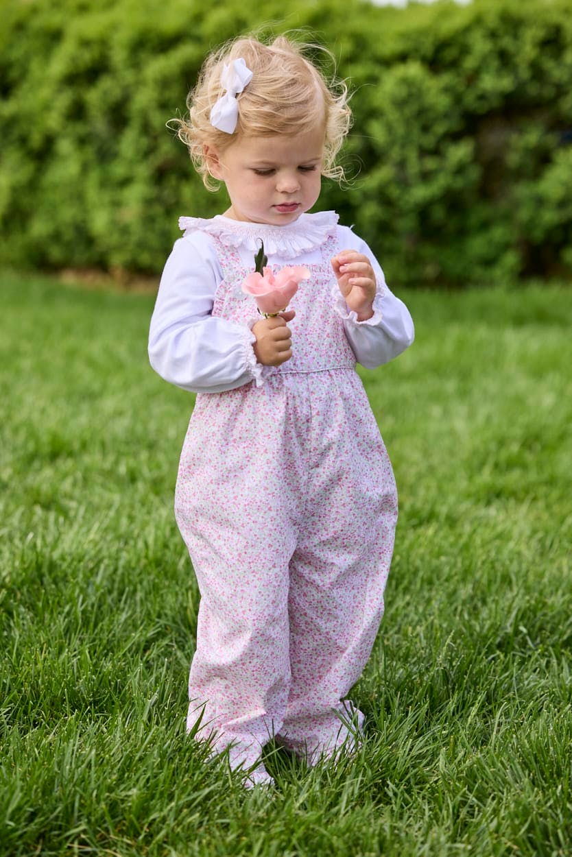 Ruffled Overall - Windemere Floral