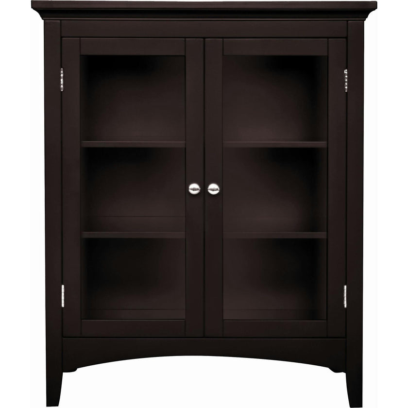 Madison Wooden Floor Cabinet with 2 Glass Doors