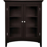 Madison Wooden Floor Cabinet with 2 Glass Doors