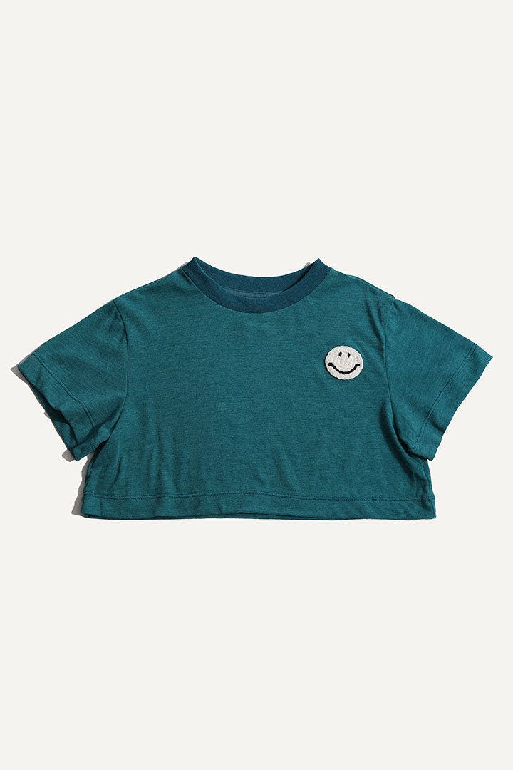 CLASSIC SMILEY CROPPED TEE