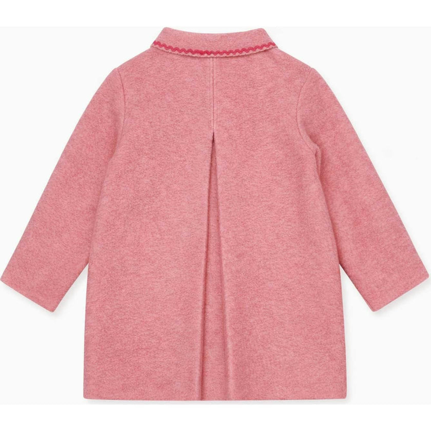 Pink Henrietta Girl Coat
